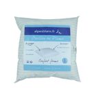 ALPES BLANC - Oreiller en plumes 65x65 cm – Enveloppe antiacariens – Fabriqué en France – Moelleux et gonflant