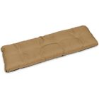 SuperKissen24 Coussin Dossier pour Banc de Jardin Canapé - 120x38 cm - Intérieur-Extérieur - imperméable - Beige