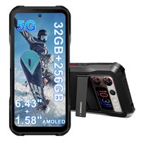Smartphone Robuste 5G DOOGEE V20S 12GB+256GB 6.43"FHD+, 6000mAh(33W) 50MP+24MP Vision nocturne,  Android 13, Double écran/NFC/OTG