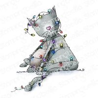 Set de tampons en Caoutchouc 'Tangled kitty' de Stamping Bella