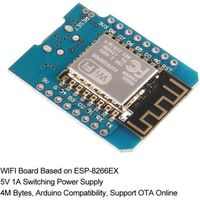 Lot de 10 cartes de développement WiFi NodeMcu avec puce ESP8266 ESP-12F 4 Mo - Module Byte compatible avec Arduino