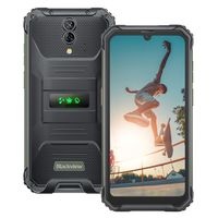 Téléphone Portable Incassable 4G Blackview BV7200 6.1" 10Go+128Go 50MP+8MP 5180mAh Android 12 Étanche Antichoc NFC/Face ID - Noir