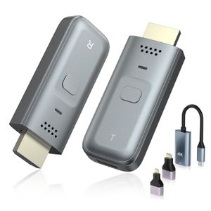 Émetteur/Récepteur HDMI Sans Fil - Portée 50m - Dual-Band 2.4GHz/5GHz - Plug & Play - Pour TV, Projecteur, PC