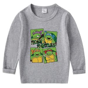 ROBOT - ANIMAL ANIMÉ TMNT-5 - 100CM - TMNT-T-Shirt à Manches sulfet Col Rond pour Adolescent, Vêtement en Coton, Dessin Animé, Tor