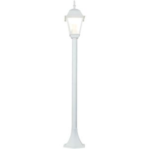 LAMPE DE JARDIN  Magnifique lampadaire extérieur Tirol en blanc dans un style rustique H:105 cm étanche IP44 1xE27 lampe sur pied idéale pour [300]