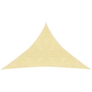VOILE D'OMBRAGE Voile d'ombrage 160 g-m² Beige 2,5x2,5x3,5 m PEHD