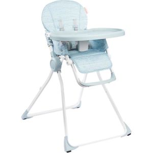 CHAISE HAUTE  Badabulle Chaise haute pour bébé ultra compacte et légère - Dossier et tablette ajustables, Dès 6 mois