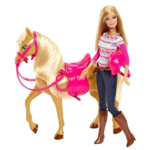 cheval barbie articulé