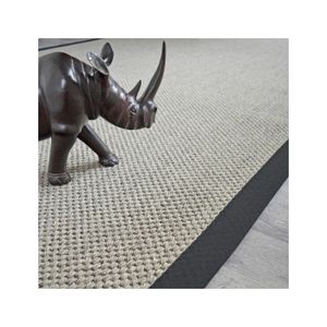 tapis sisal noir cdiscount