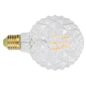 AMPOULE - LED Pwshymi ampoule E27 Ampoule rétro G95 E27, forme Unique, lampe à Filament Vintage, 4W 220V, 360lm, lumière chaude deco halogene