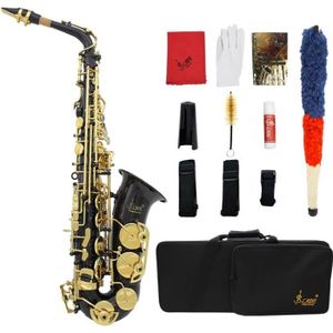 Partie d'instrument de musique fine finition saxophone muet pour saxophone alto à usage domestique 