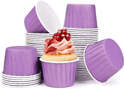 Moule Dziriette 100 Pièces Caissettes Muffins, Rose Caissette Muffins Papier, Moule Papier Cupcake
