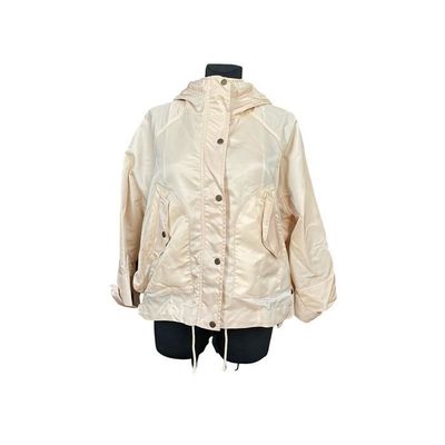 Manteau Zara Femme Taupe - Capuche, Rembourré, Imperméable - Taille L - Occasion