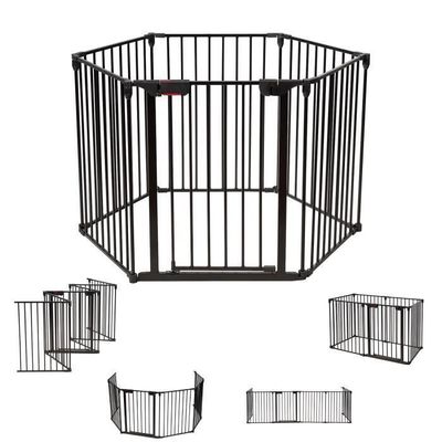 Barrière De Sécurité Enfant 8 Panneaux – Pour Cheminée, Escaliers, 500x75 Cm, Pliable