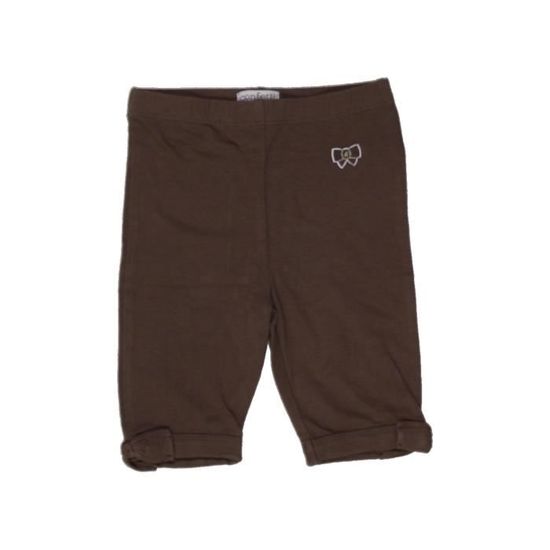 legging fille marron