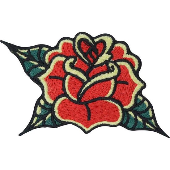 Patch cannabis écusson brodé thermocollant coutures - Un grand marché