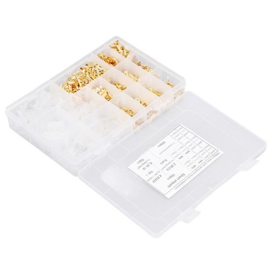 Connecteur De Borne De Batterie à Sertir En Cuivre étamé, 60 Pièces