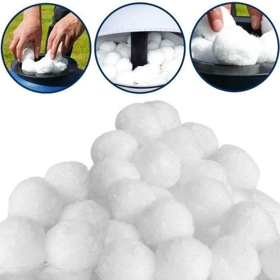 SXEIAV Boule filtrante de piscine de 1,4 kg pour pompe de filtre à sable pour