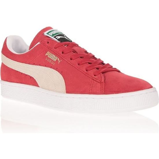 Baskets puma suede classic on sale rouge