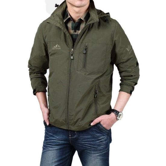 Impermeable homme 2025 avec capuche