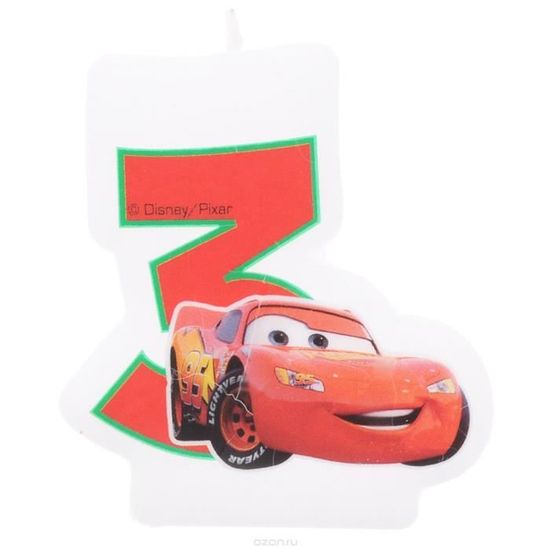 Bougie Cars 3 7 ans - Partywinkel