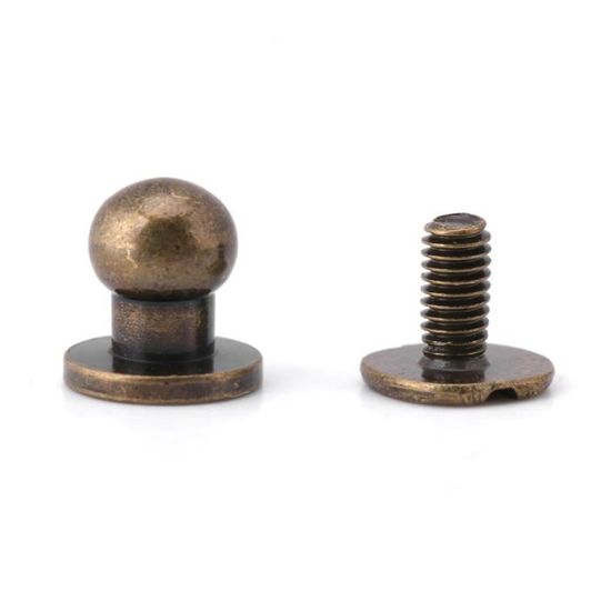Harnais Une Oreille West 74 En Cuir - Style Argent/cuivre Ange/diable