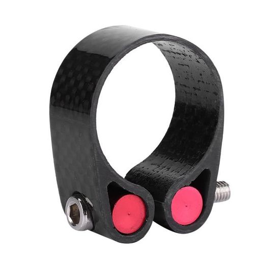 Pince De Tige De Selle Vélo Carbone - Pour Rails 7x9mm Ou 7x7mm - Noir