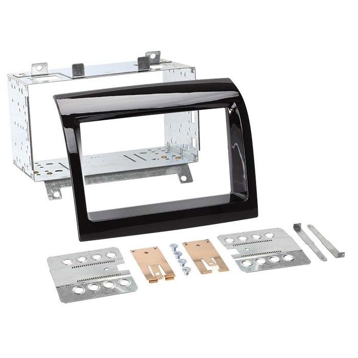 Adaptateur de façade 2-DIN Fiat Ducato / Citroen Jumper noir piano