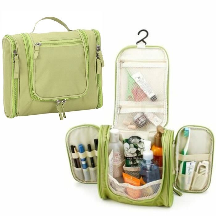 【1x sac de rangement】Voyage Maquillage Cosmétique Sac Trousse De Toilette Trousse De Rangement Organisateur Pochette Suspendue