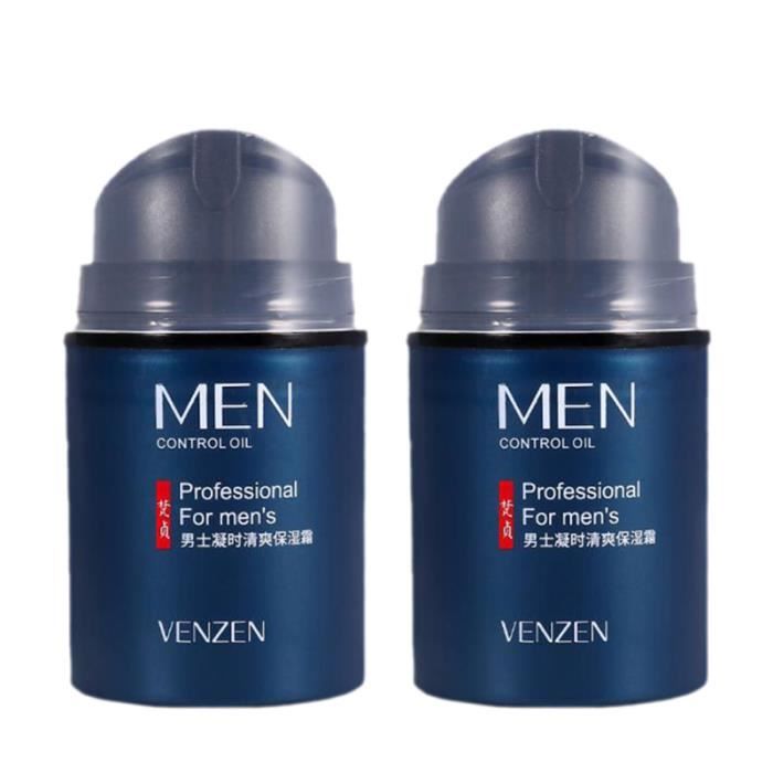 2 pièces crème pour le visage hydratant nourrissant doux outil produit de soin de la peau pour pour hommes garçon mâle