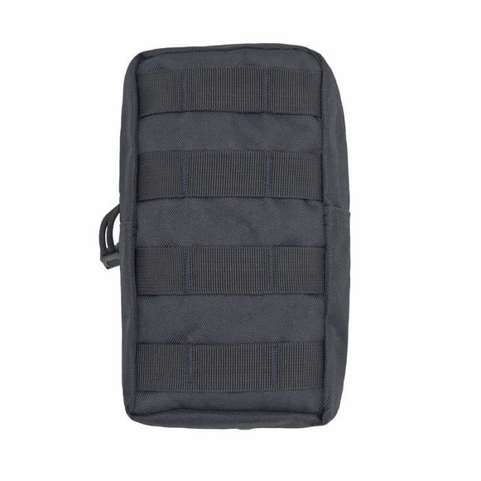 A Black -Sac tactique Molle, pochette utilitaire EDC pour extérieur randonnée voyage chasse, gilet tactique, ceinture de taille, sac