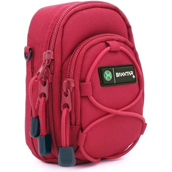 Baxxtar Redstar (L) Housse Sac Appareil Photo - Rouge