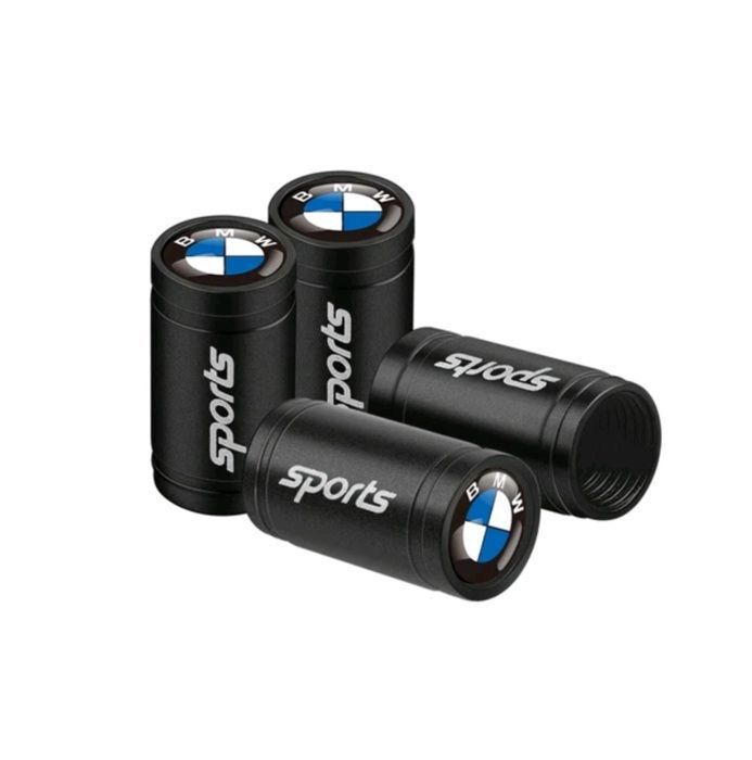 Bouchon de valve SPORTS logo BMW ( noir )