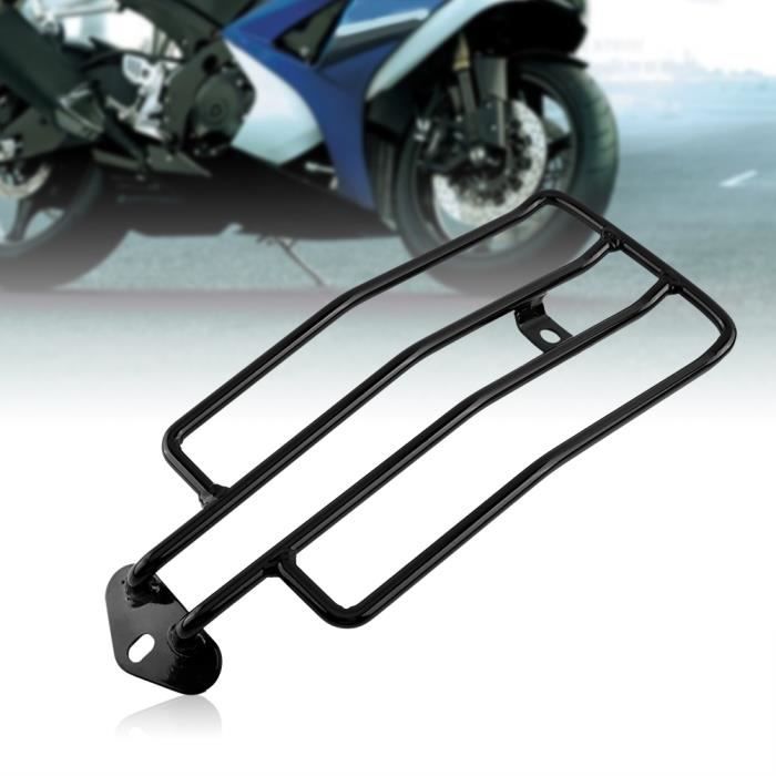 Étagère de support de porte-bagages arrière de siège solo de moto installation et retrait faciles pour XL883 / 1200 noir-CWU