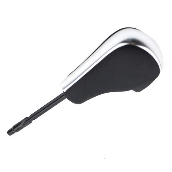 Pièces Auto,Boutons de changement de vitesse de voiture, en noir-argent-carbone, pour BMW E46 E60 E39 E83 E53 - Type Silver Long