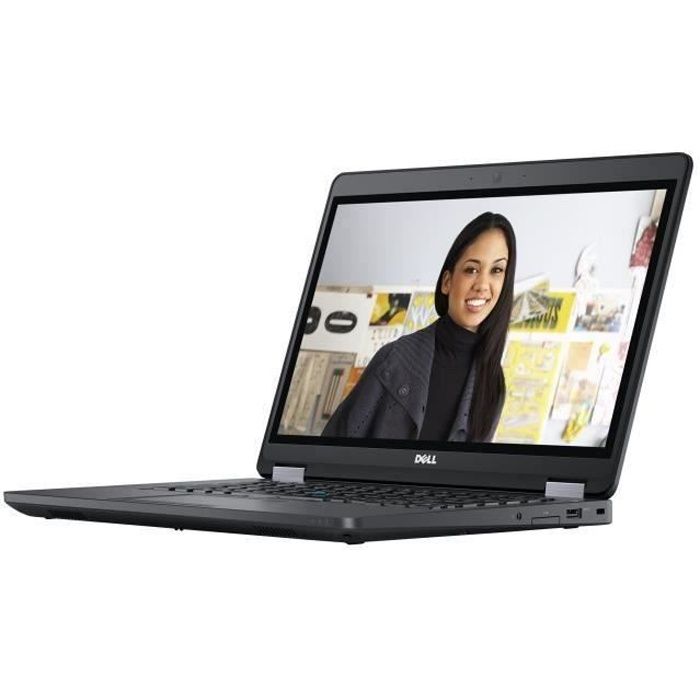 Dell Latitude E5450 Core i5 5300U - 2.3 GHz Win 7 Pro 64 bits (comprend Licence Windows 8,1 Pro 64 bits) 8 Go RAM 256 Go SSD 14-…