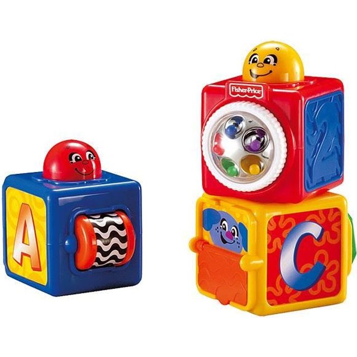 Fisher Price - 3 Cubes d'Eveil Activités