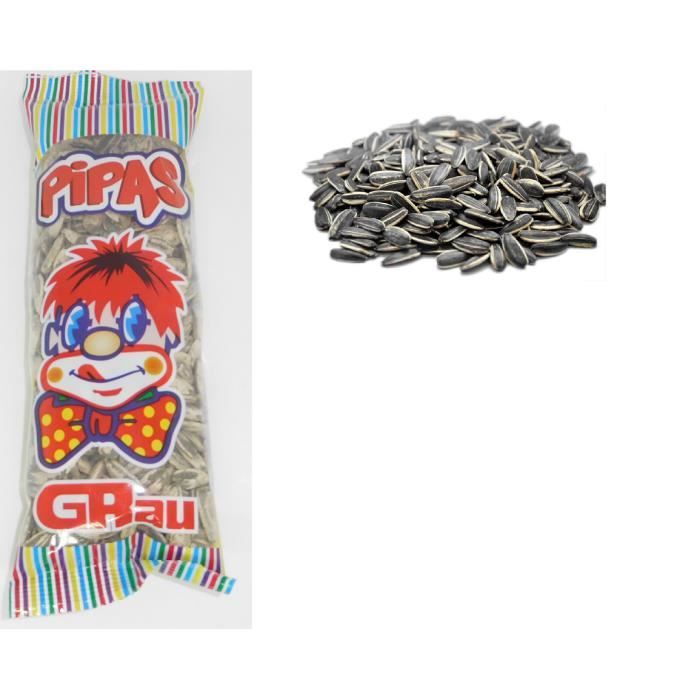 Lot de 5 Sachet de 100g Pipas Graines graine de Tournesol Grillée Salées - 208