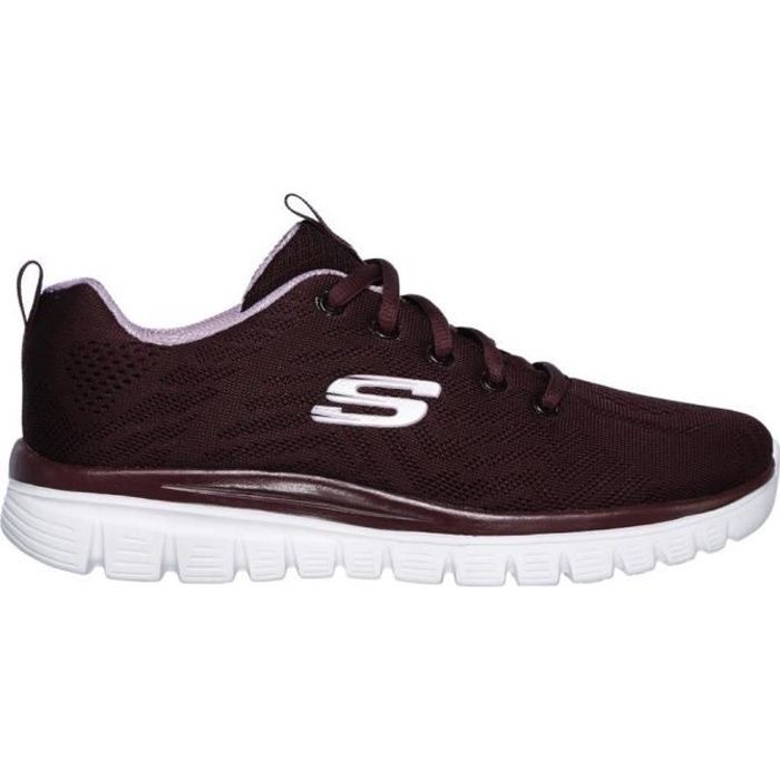 SKECHERS Femme basket GRACEFUL GET- CONNE BURDEOS