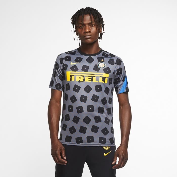 Maillot Inter Milan Dry 2020/21 - gris foncé/noir/bleu étincellant/jaune - M