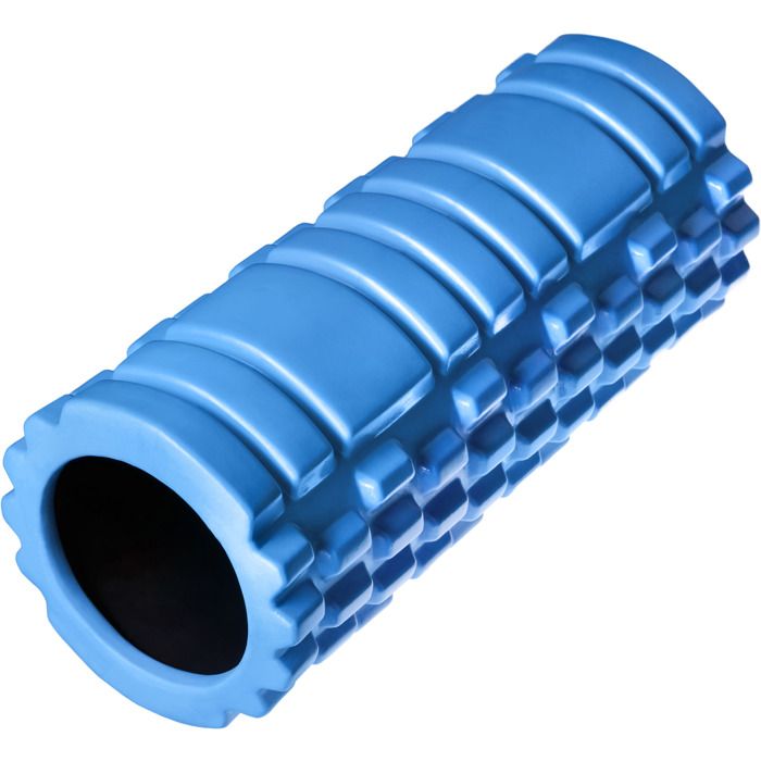 TECTAKE Rouleau de Massage Foam Roller Fitness Sport en Mousse EVA Bleu