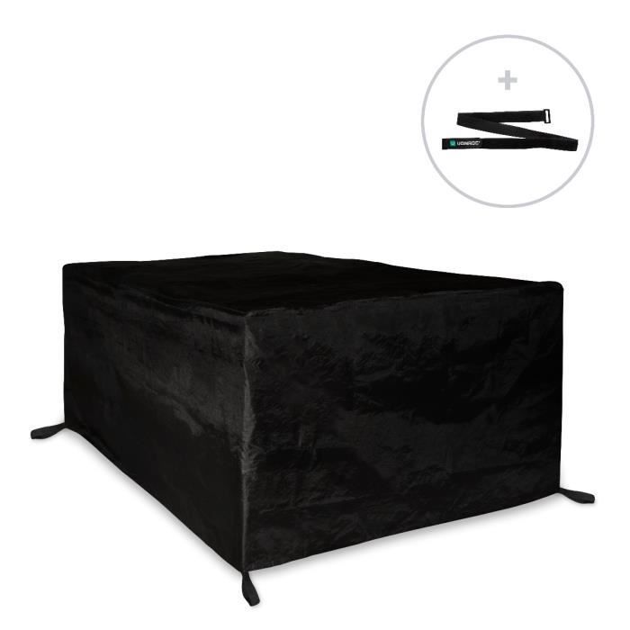 Housse pour salon de jardin - 245x150x95cm - Taille Large – Imperméable, protection UV – Pour une table et 6-8 chaises