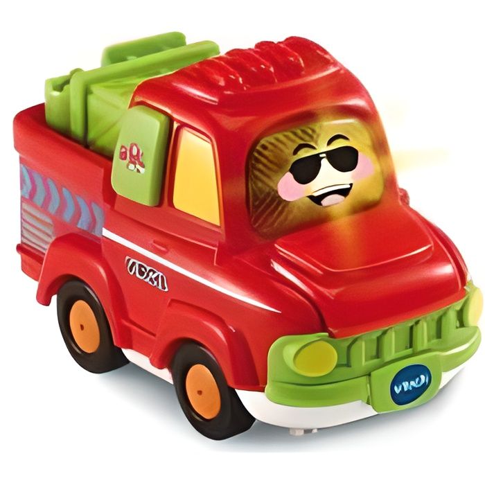 Tut Tut Bolides Virgil pick-up agile - Vehicule parlant, lumineux, musical - Jouet premier age - Vtech Bebe 1-5 ans