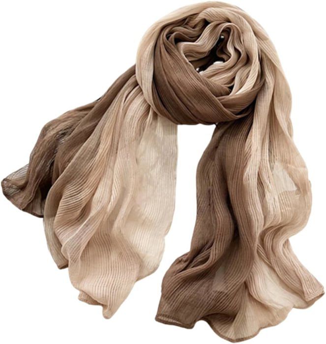 MayTree Foulard Fin En Soie Colorée Pour Femme 100 % Soie De Mûrier