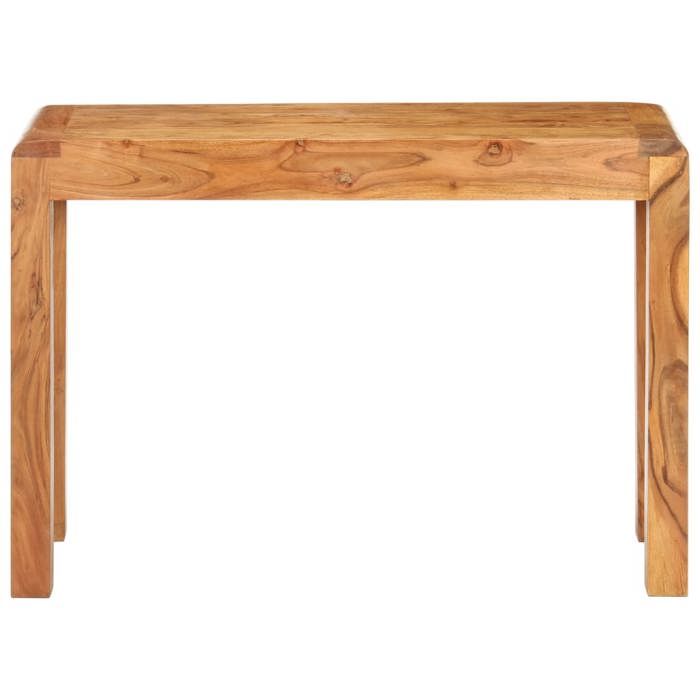 Table console - UMR - 110x40x76cm Bois dacacia massif et finition miel LL10553