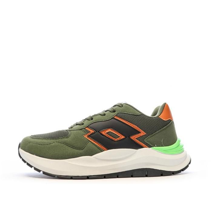Lotto Baskets Kaki/Orange Homme Lotto Twenty6