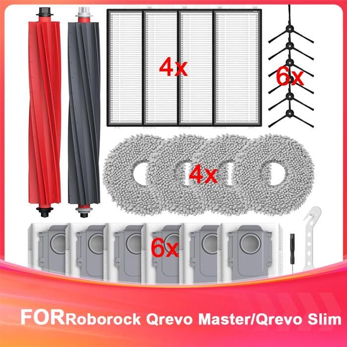 8er-Pack Wischmopp-Pads für Roborock Q Revo/Qrevo Pro/Qrevo S/Qrevo