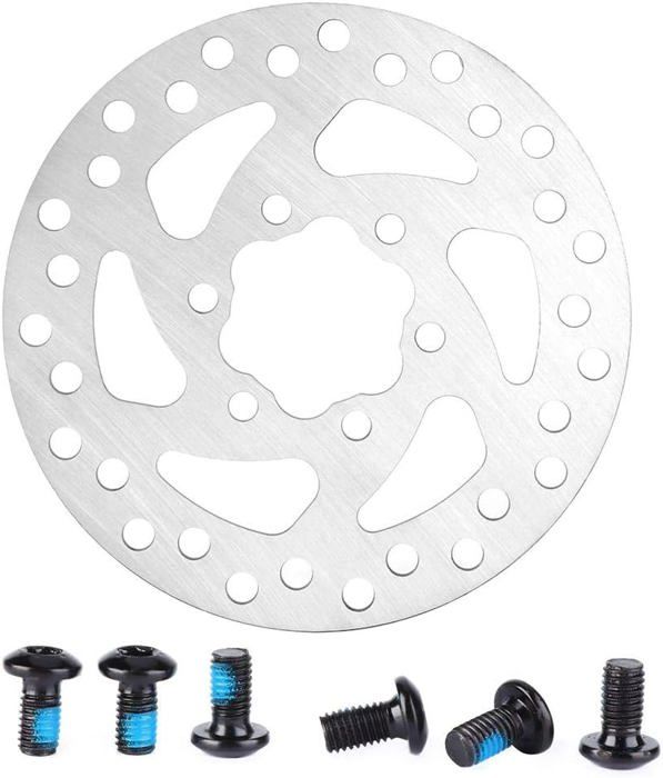 Disque De Frein 120 Mm Pour Trottinette électrique Et VTT – Acier Inoxydable, Montage 6 Trous, Refroidissement Rapide