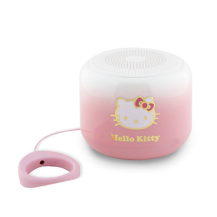 Haut-parleur portable - HELLO KITTY - HKWSBT6GKEP - Bluetooth 5.0 - Type-C - 800 mAh - Rose
