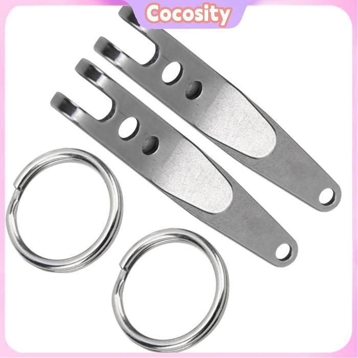 Porte-clés Clip Ceinture En Alliage De Zinc - Neuf Avec étiquettes, Design Durable